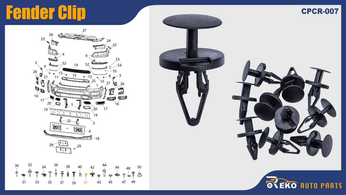 6508863aa fender clip
