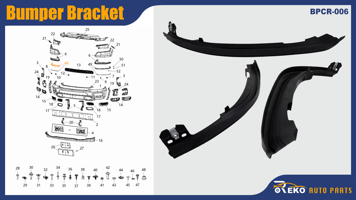 68425754ab bumper bracket