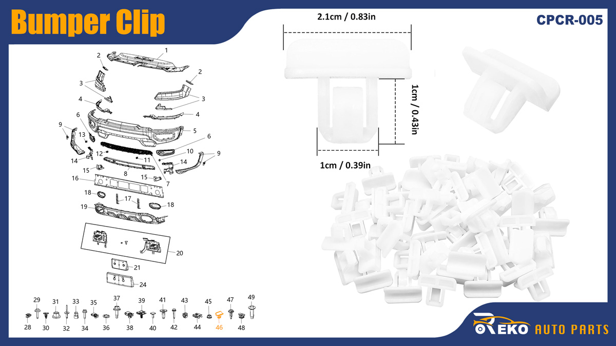 68225214aa bumper clip