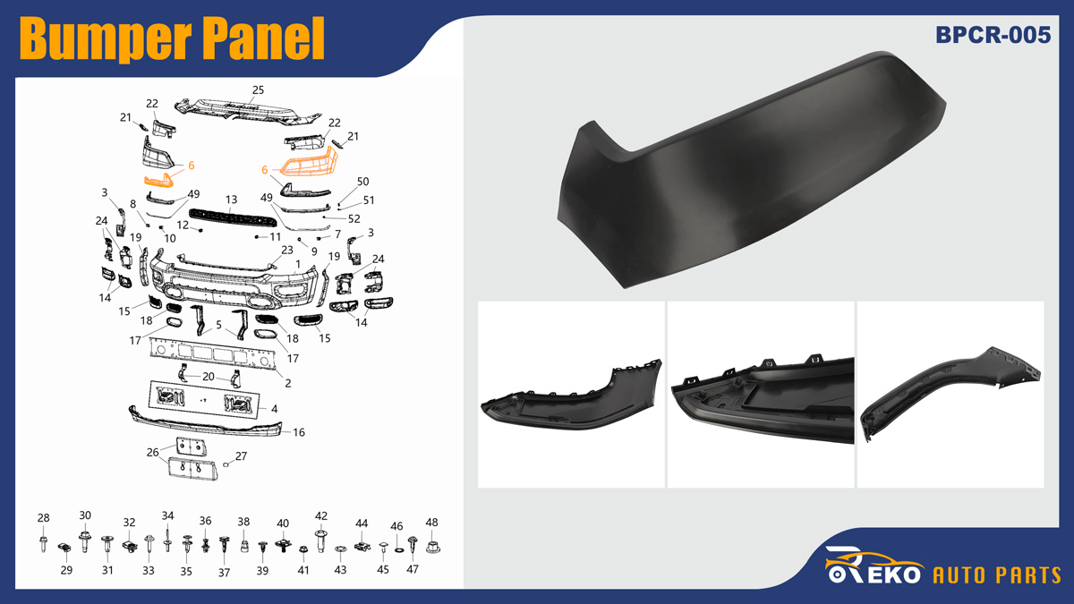 68403910ae bumper panel