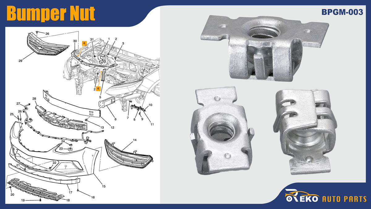 11609952 bumper nut