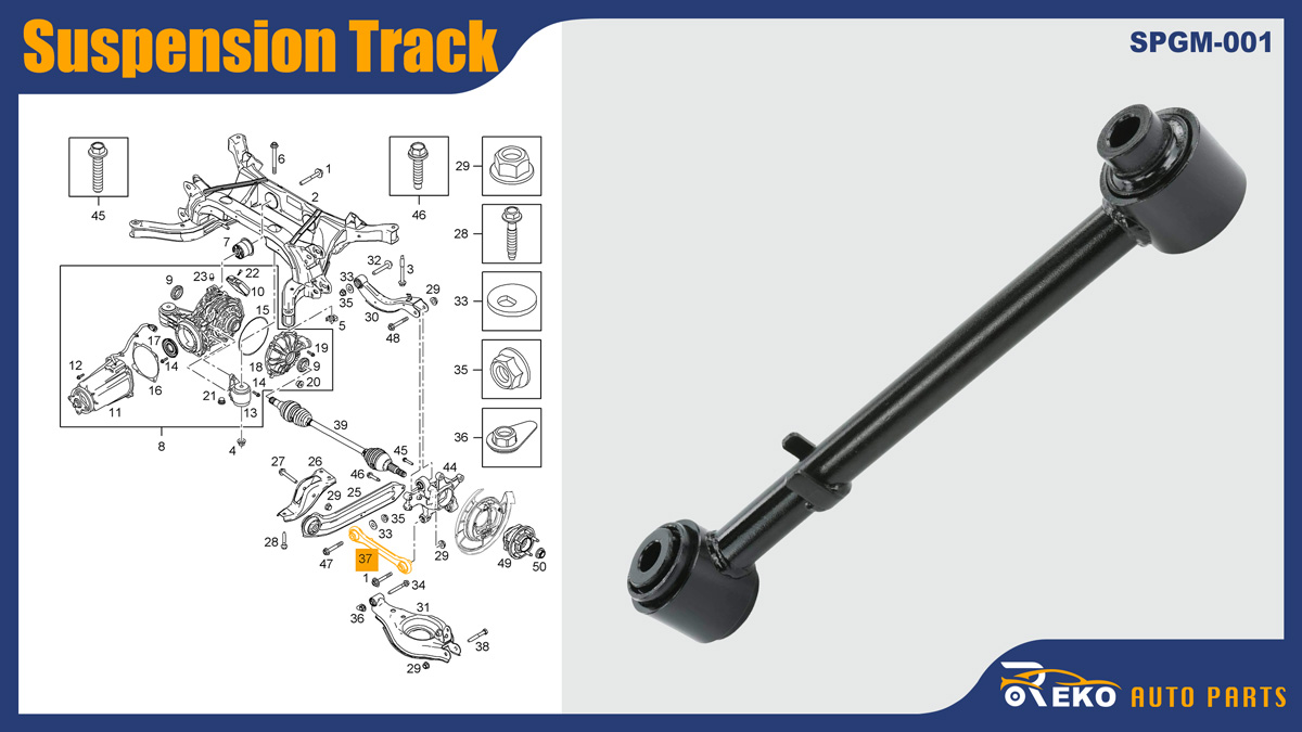 96626425 suspension arm rod