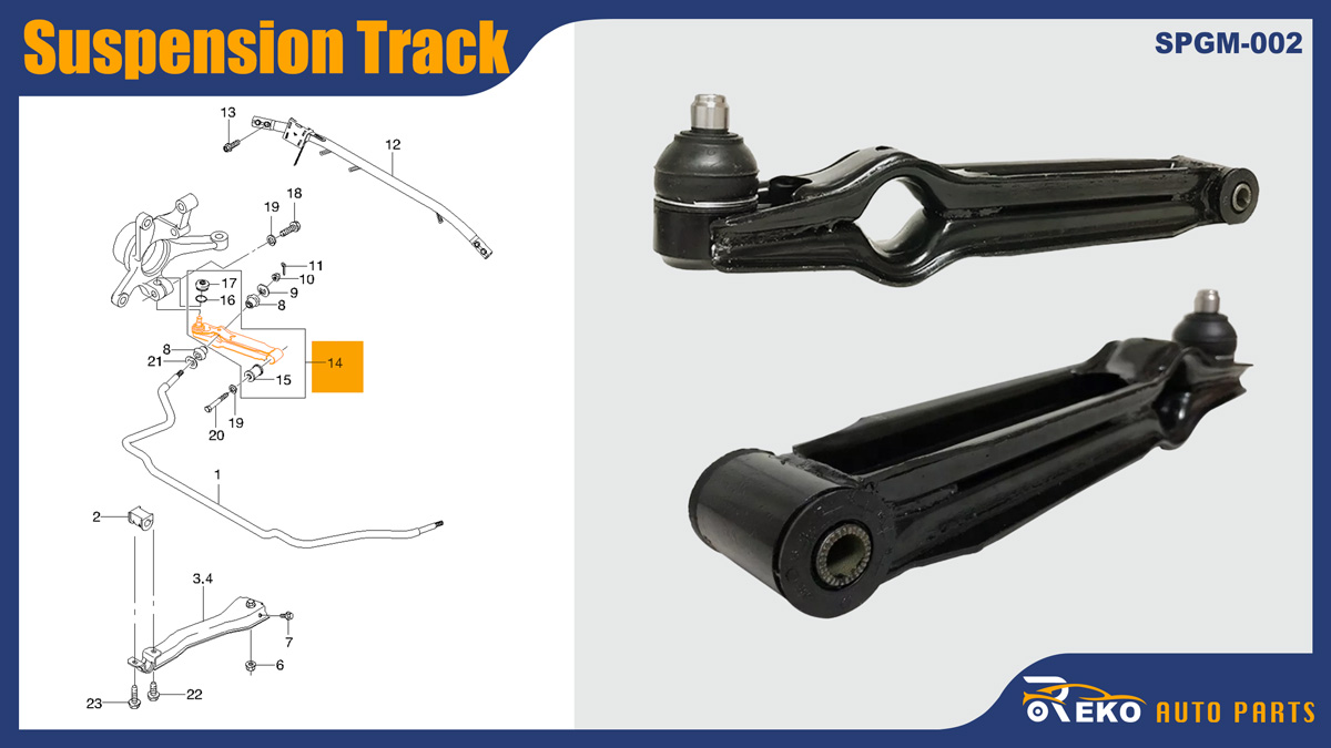 96316765 track arm chevrolet