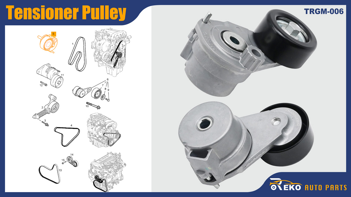 55563512 belt tensioner chevrolet