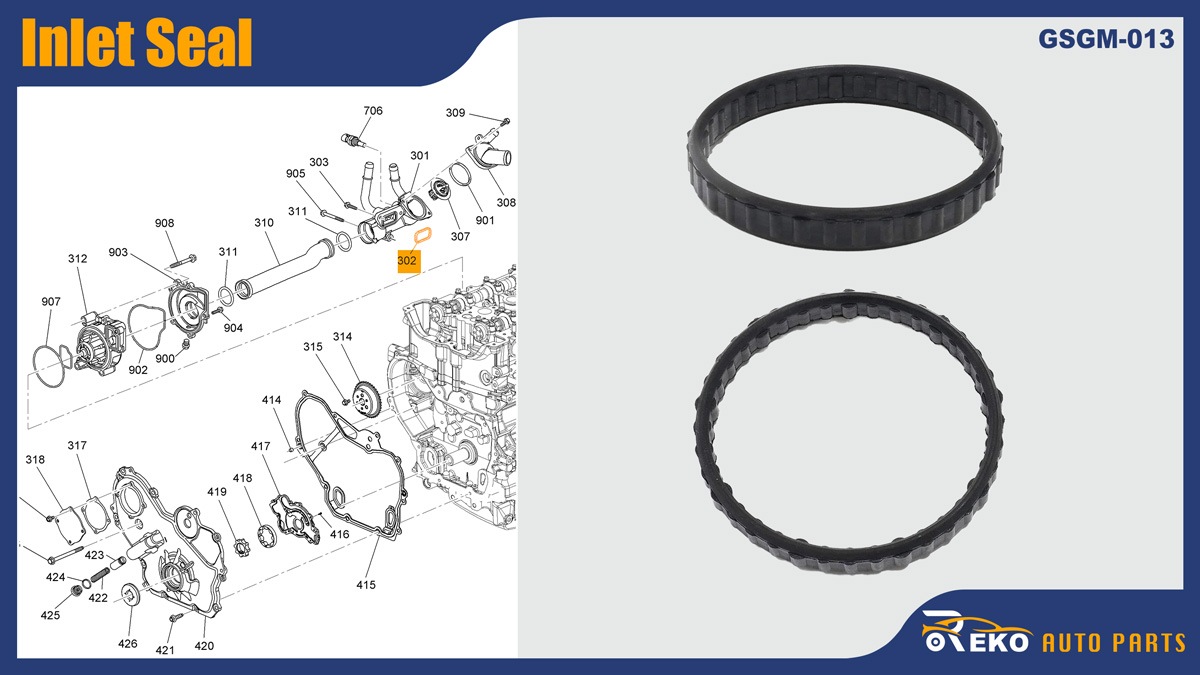 90537471 water inlet seal