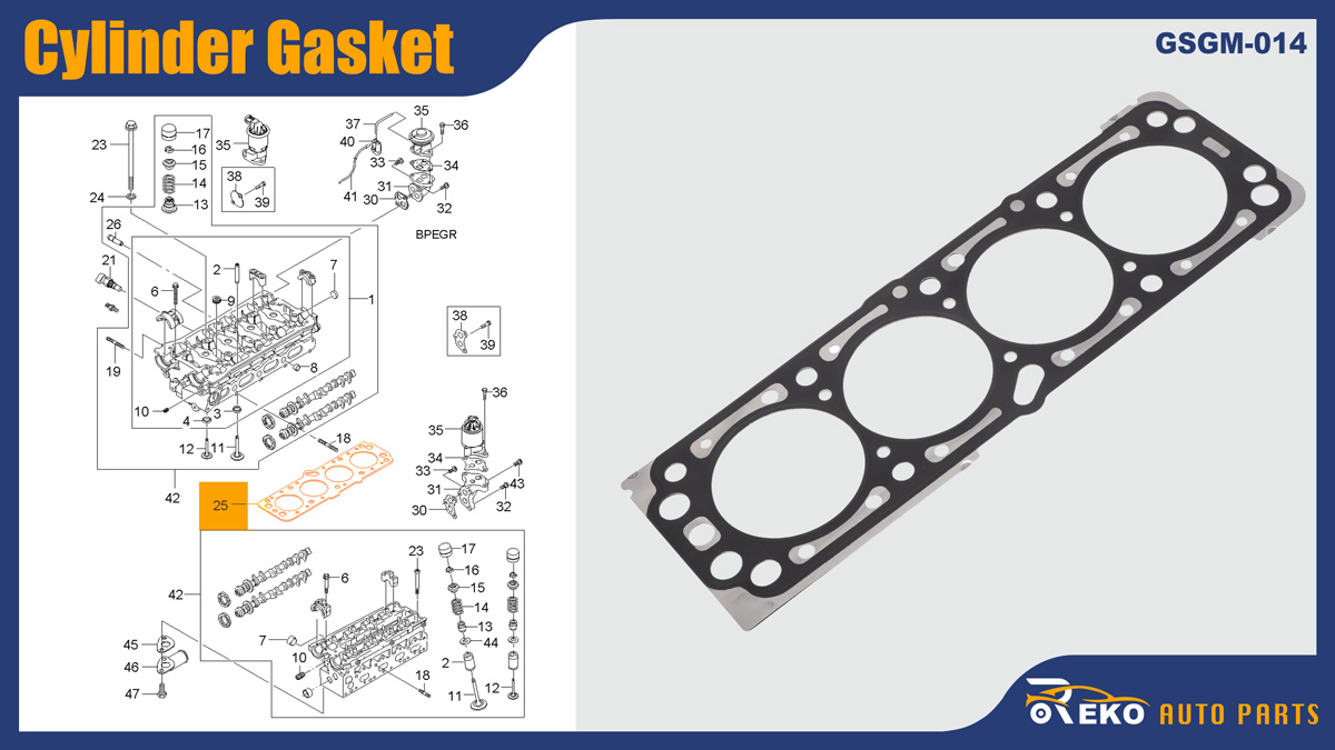 96378802 cylinder head gasket