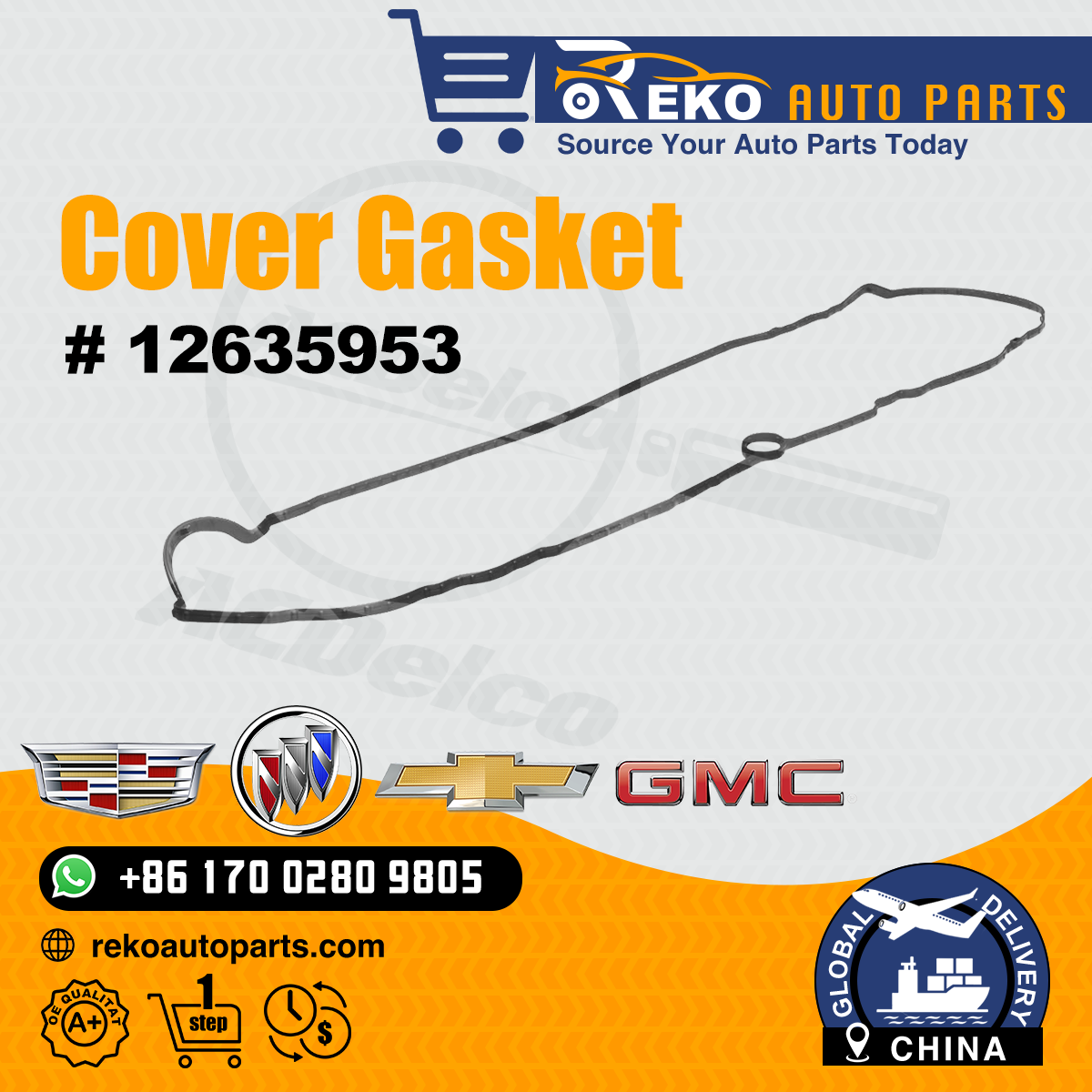 GM Genuine Parts 12635953 Valve Cover Gasket - Reko Auto Parts