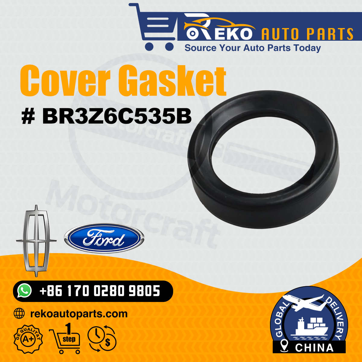 BR3Z6C535B Engine Valve Cover Washer Seal for Ford - Reko Auto Parts
