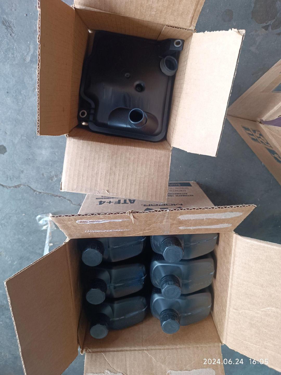 replace transmission oil pan and oil