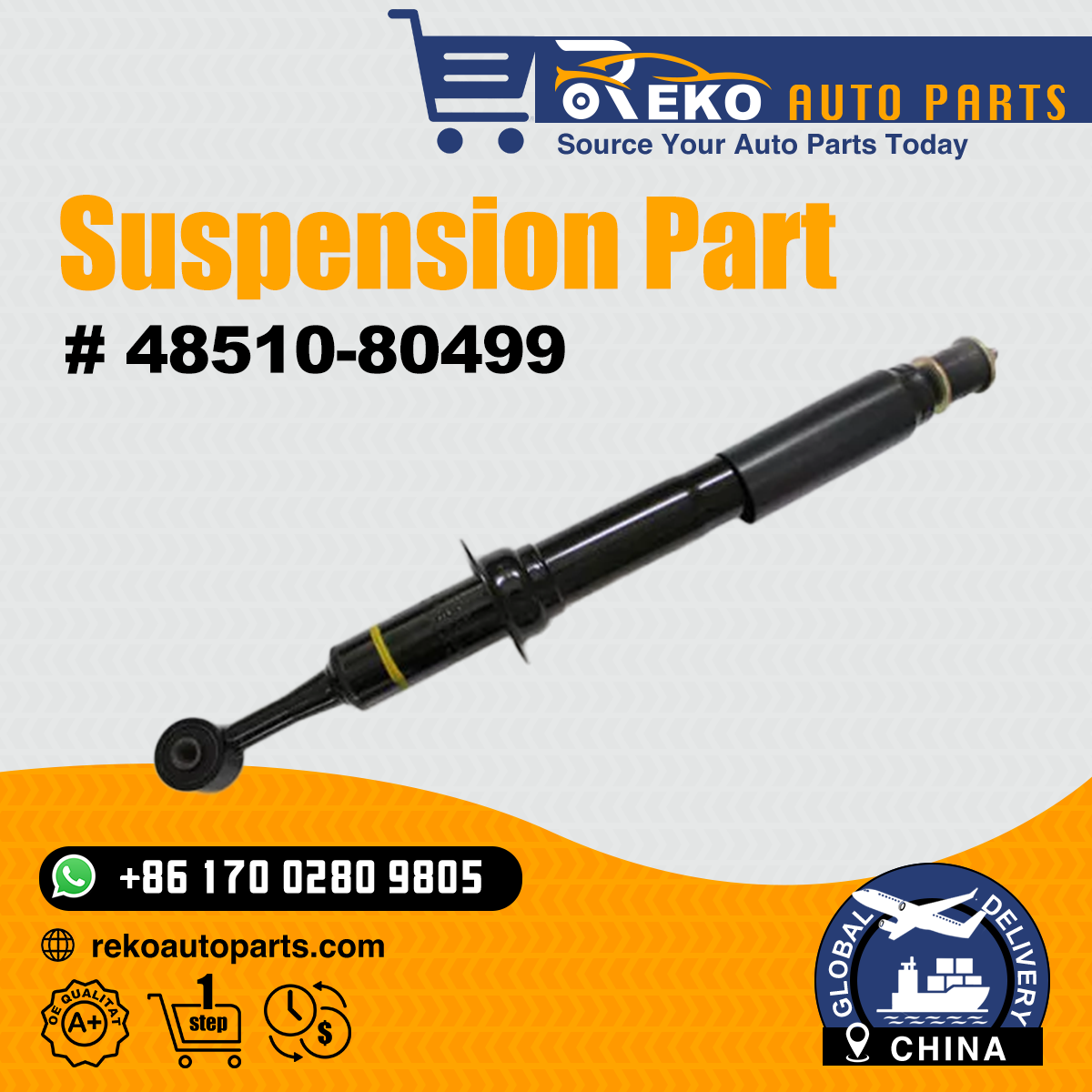 2015 4runner Front Shock 48510-80499 4851080499 - Reko Auto Parts