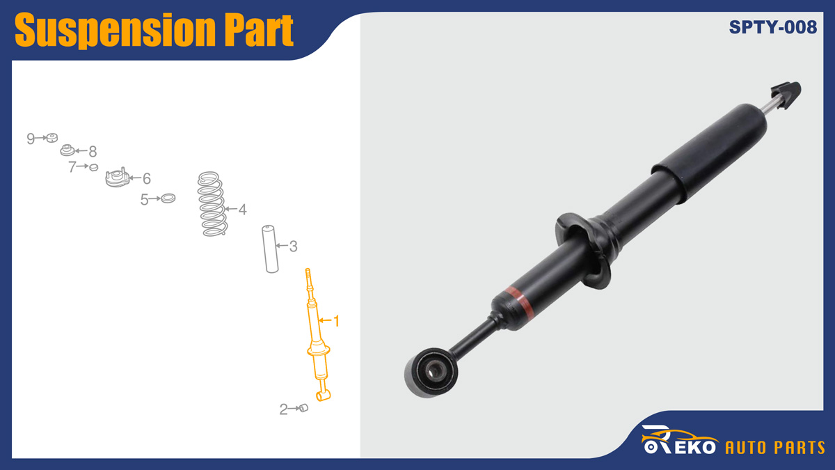 48510-60121 4851060121 KYB 7410000 Front Shock Gx470 Prado 120