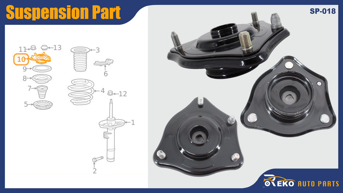 51670tbaa02 51670-Tba-A02 Front Left Right Suspension Strut Mount for Honda Civic Insight